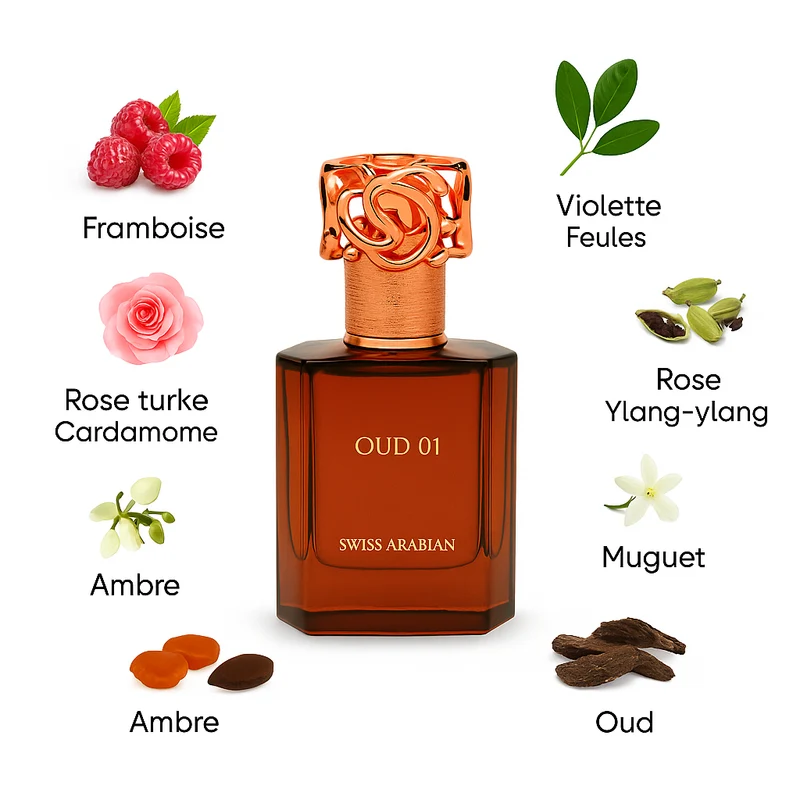 Oud 01 Eau de Parfum 50 ml – Swiss Arabian