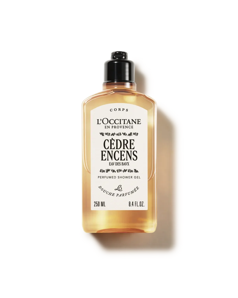 L'Occitane - Gel Douche parfumé Cèdre Encens (Eau des Baux)
