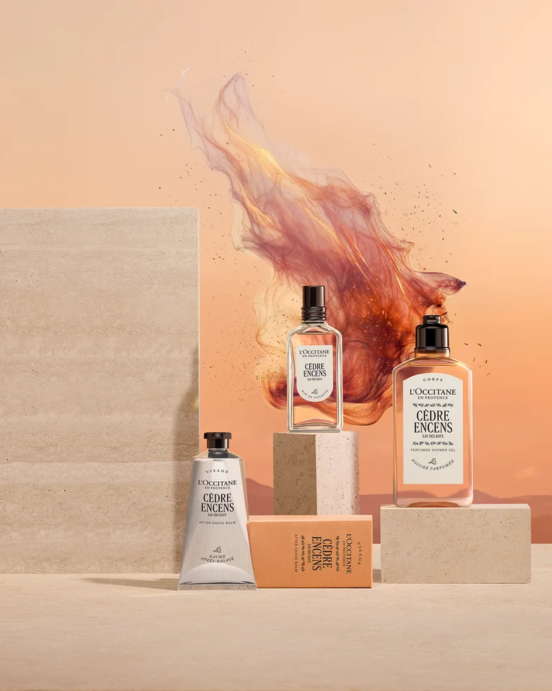 L'Occitane - Gel Douche parfumé Cèdre Encens (Eau des Baux)