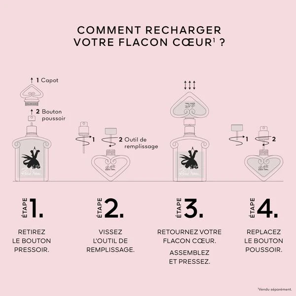 Guerlain La petite robe noire - Le flacon de coeur eau de parfum intense