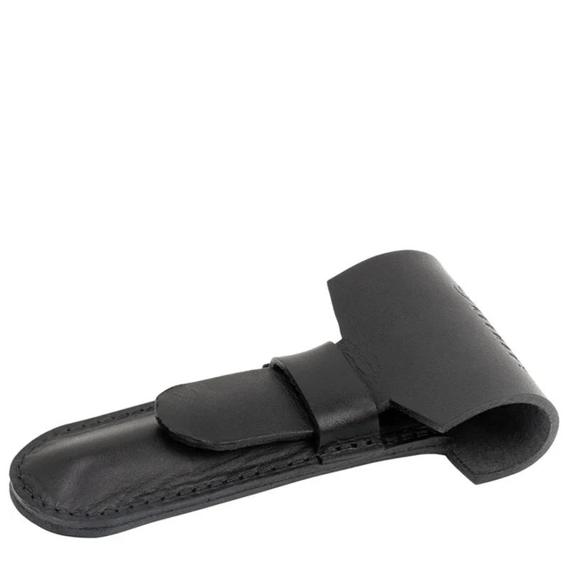 Safety Razor Case – Black Leather