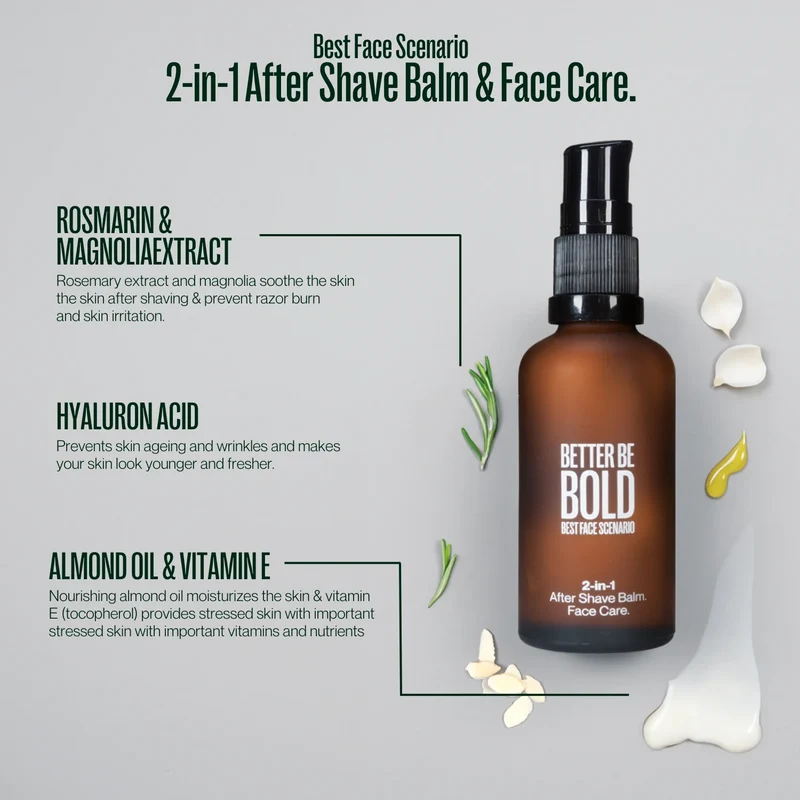 2-in-1 After Shave Balm & Face Care
