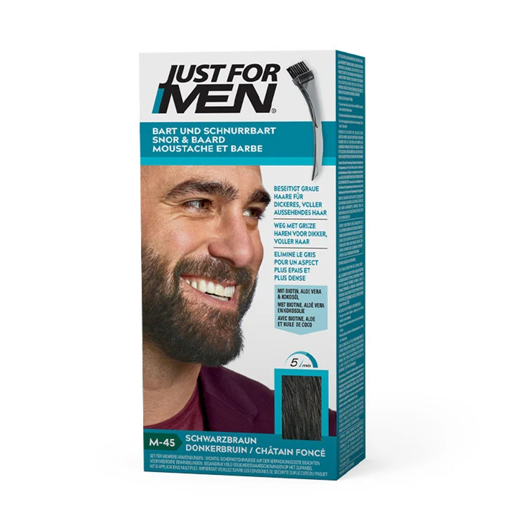 Mustache & Beard – Dark Brown M-45