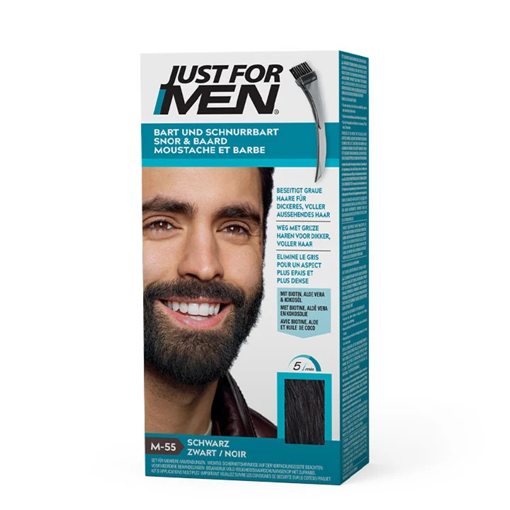 Mustache & Beard – Black M-55