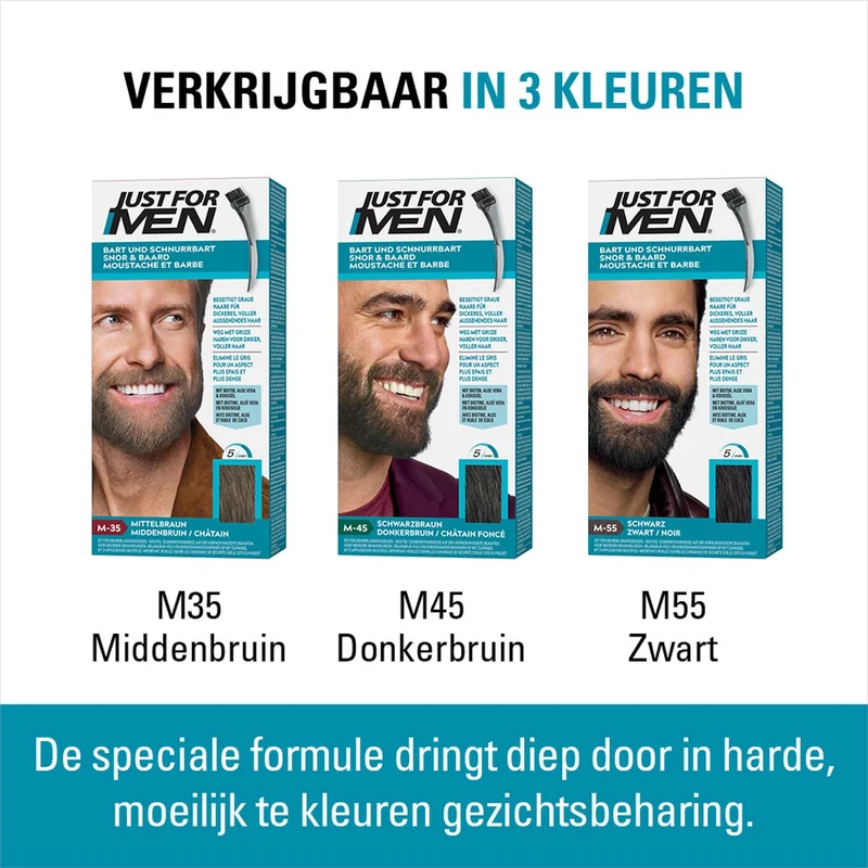 Mustache & Beard – Black M-55