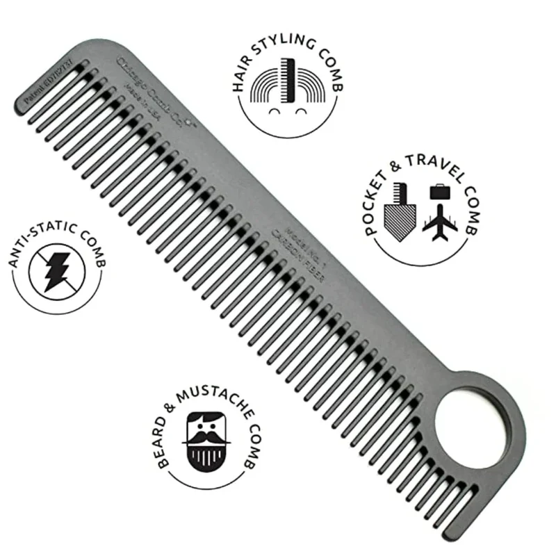 Hair Comb Model No. 1 – Carbon Fiber