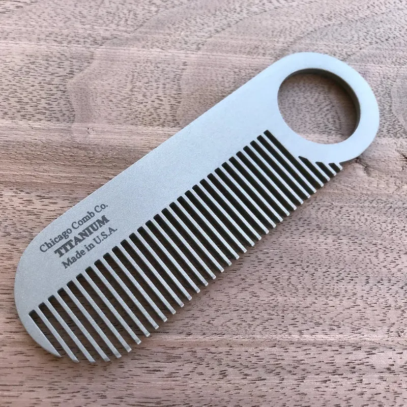 Beard Comb Model No. 2 – Titanium