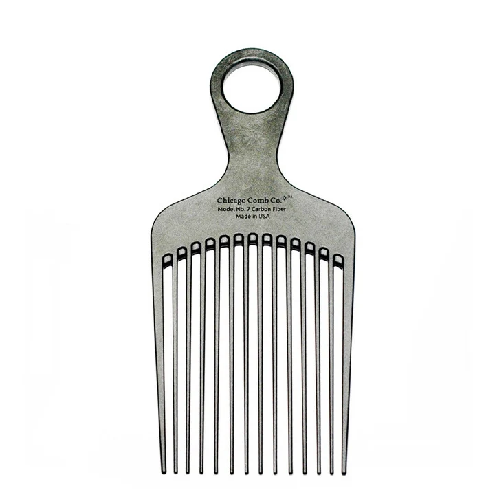 Afro Comb Model No. 7 – Carbon Fiber