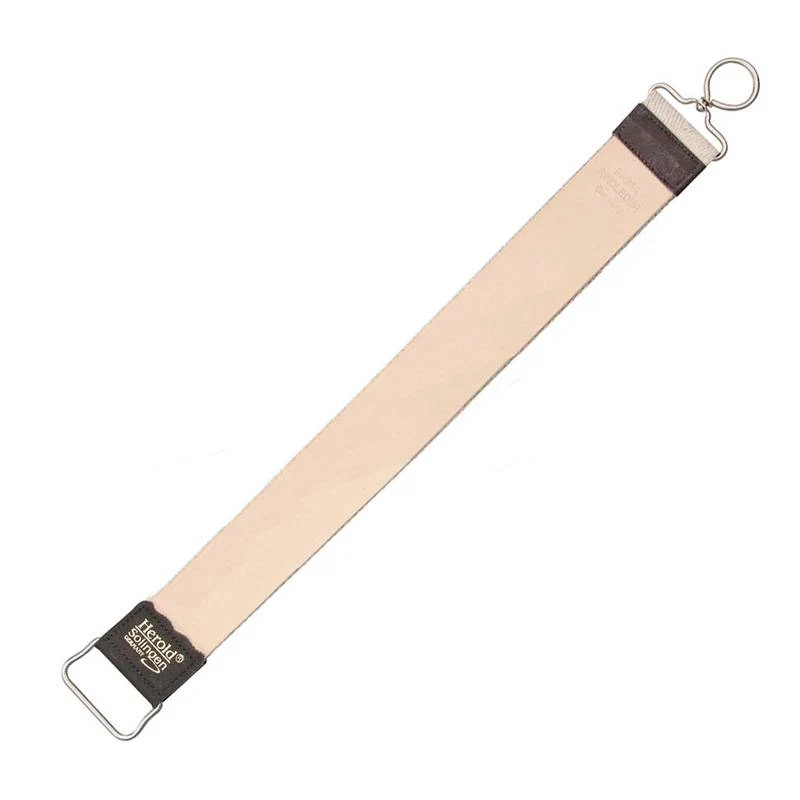 Hanging Razor Strop 186J – Double Sided – Juchten Leather/Linen