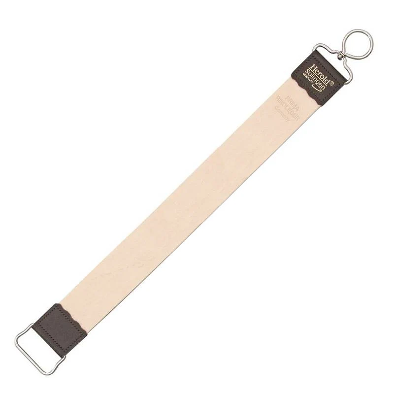 Hanging Razor Strop 189J – Double Sided – Juchten Leather/Linen