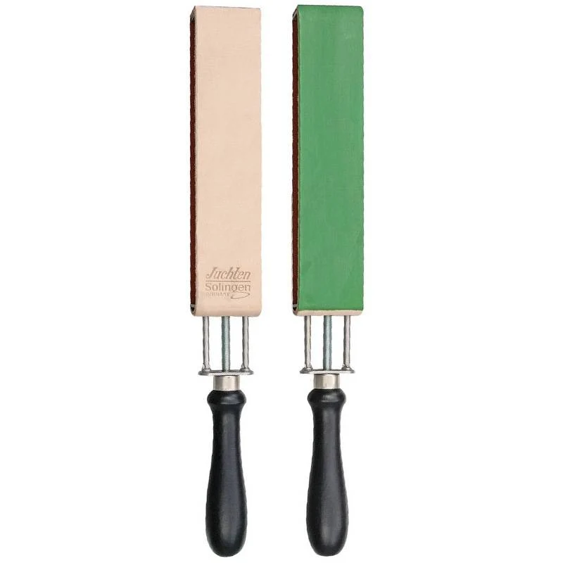Tension Paddle Strop 56J Green – Double Sided – Juchten Leather