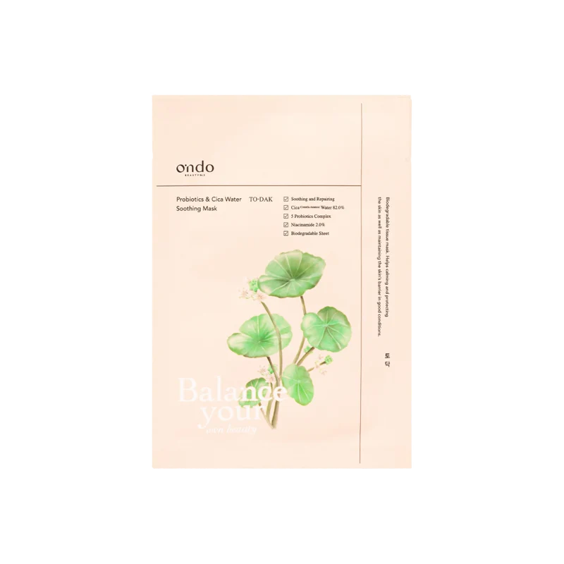 TO-DAK Probiotics & Cica Water Soothing Mask