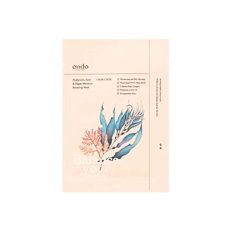 CHOK-CHOK Hyaluronic Acid & Algae Moisture Boosting Mask