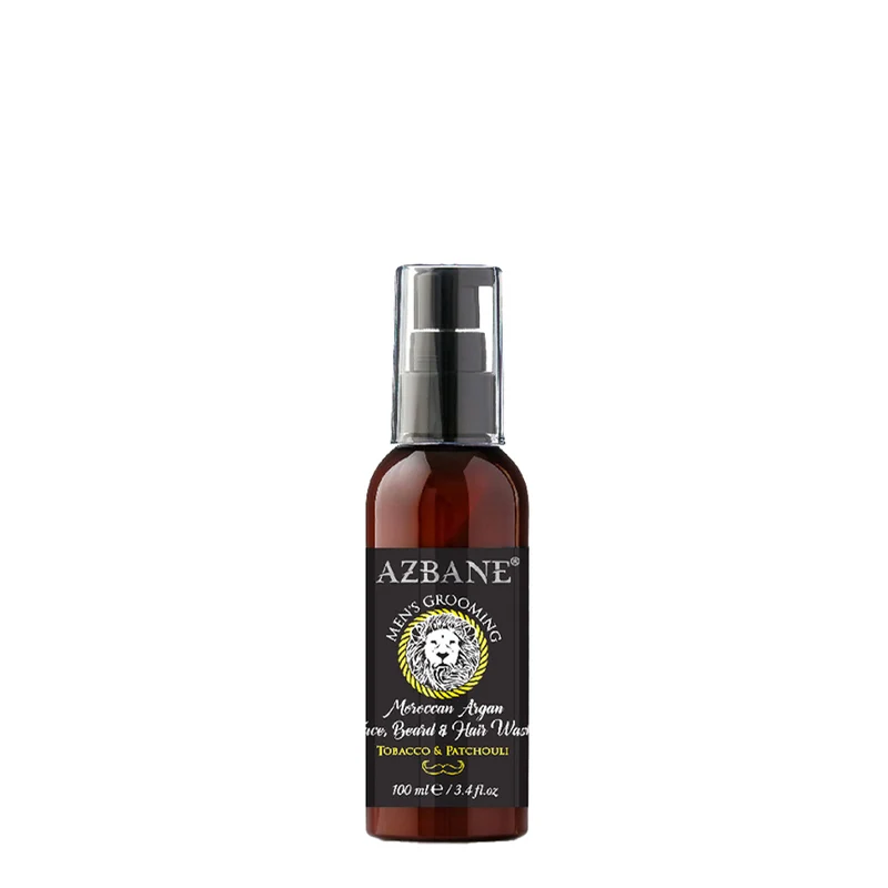 Moroccan Argan Face, Beard & Hair Wash