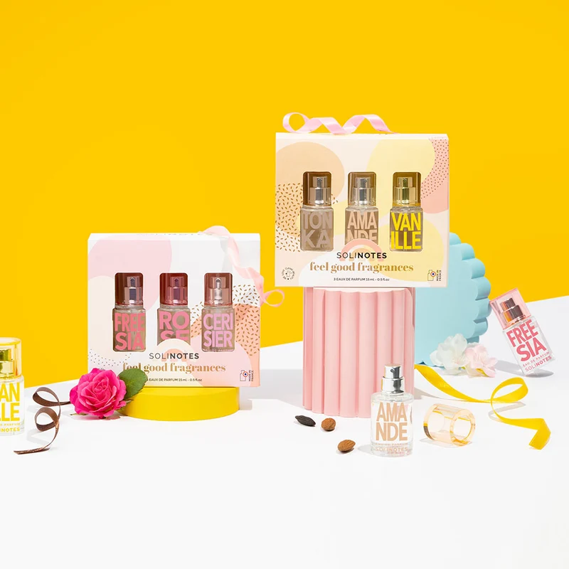 Coffret 3 Eaux de Parfum - Fleur de Cerisier, Rose, Freesia