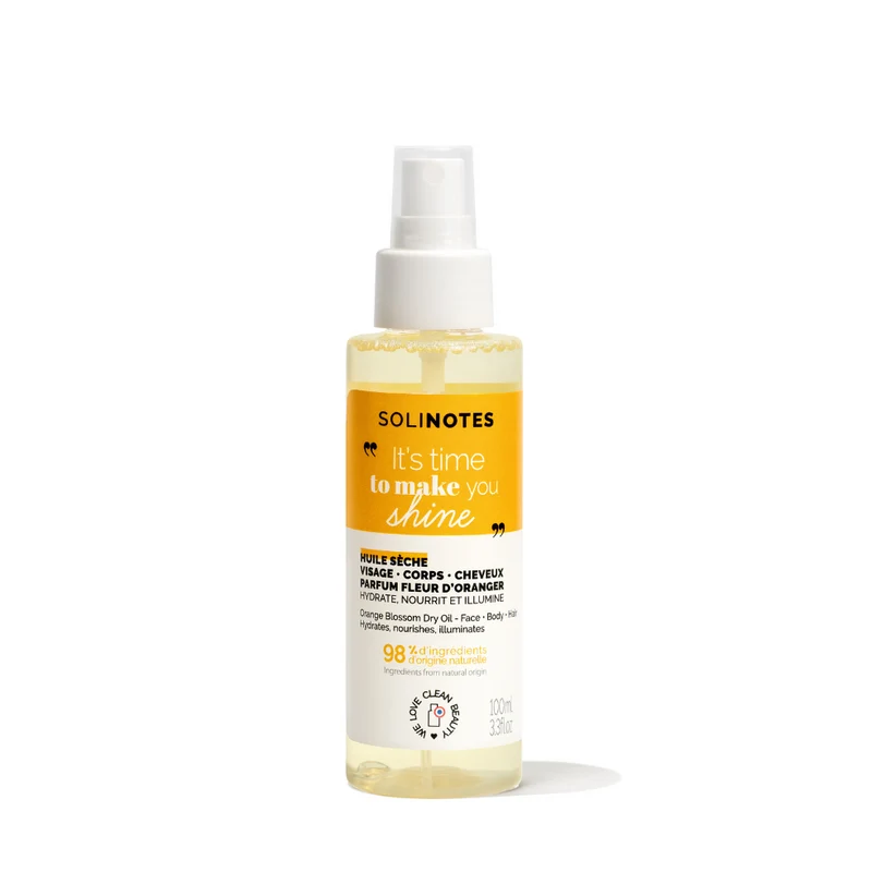 Huile Sèche Fleur d'Oranger - Corps, Visage & Cheveux 100ml