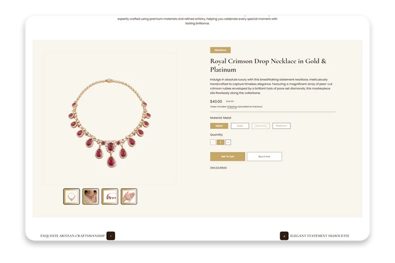 Gemstone - Jewelry Shopify Theme