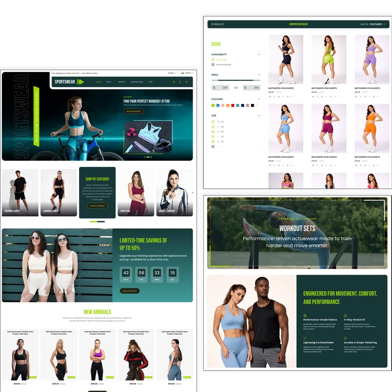 Evolve - Sportswear Shopify Theme