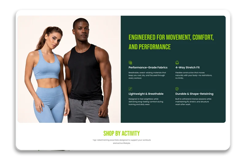 Evolve - Sportswear Shopify Theme