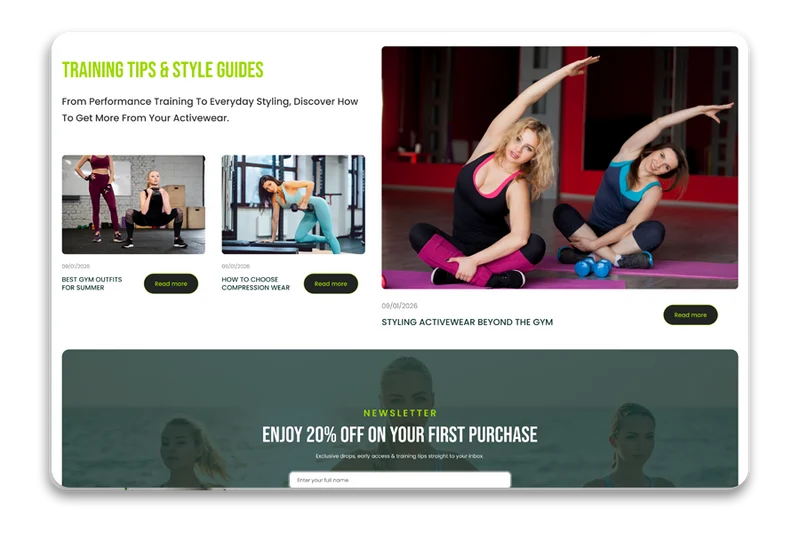 Evolve - Sportswear Shopify Theme