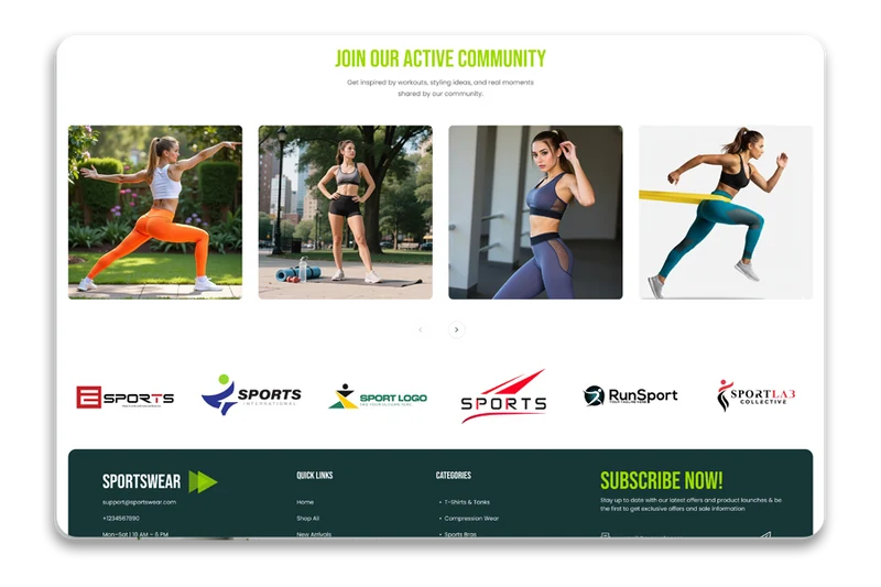 Evolve - Sportswear Shopify Theme