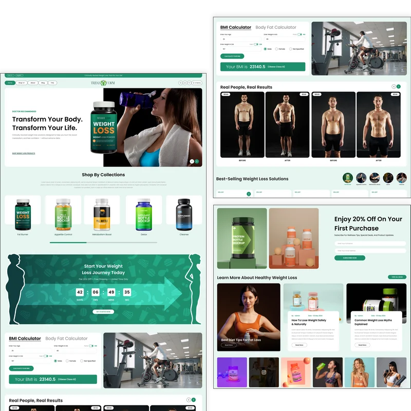 Transform – Weight Loss Shopify Theme
