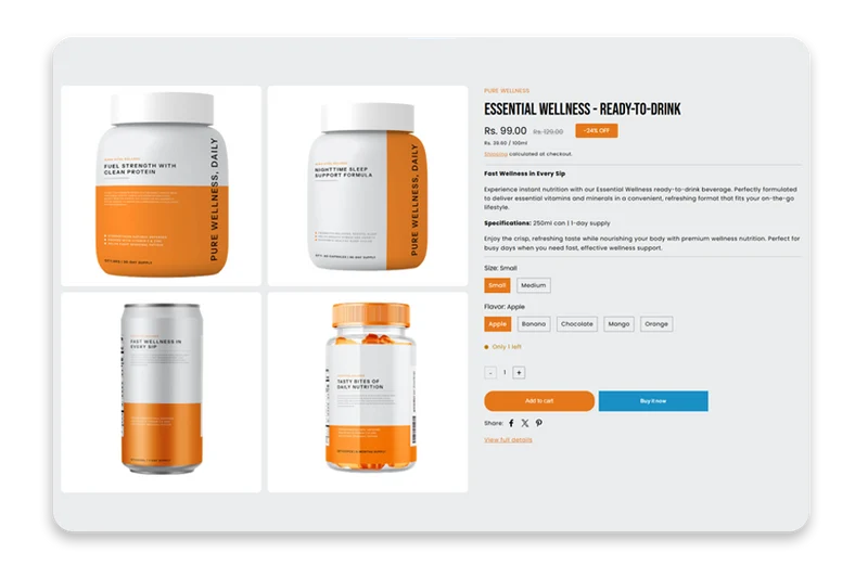 Zeal – Supplement Shopify Theme
