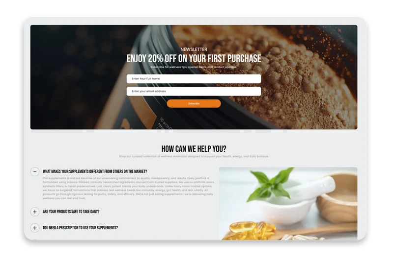 Zeal – Supplement Shopify Theme