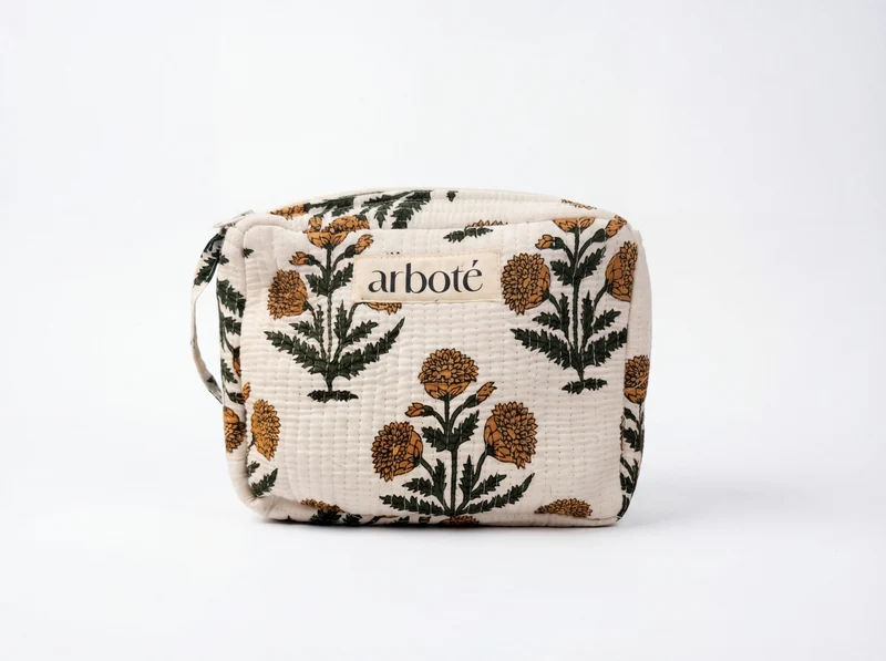Trousse de beauté en coton