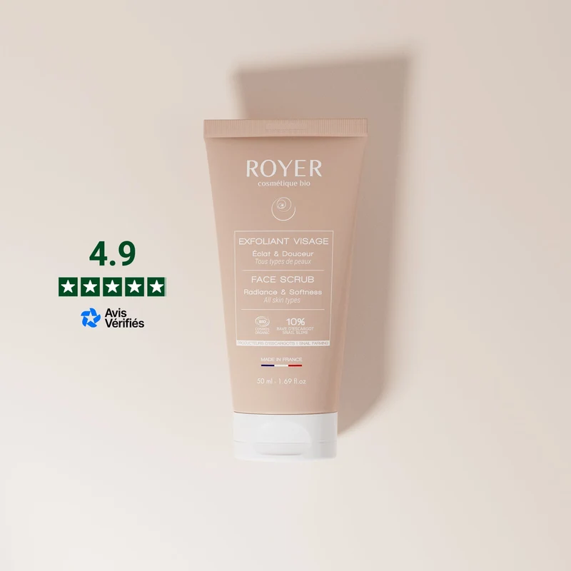Exfoliant visage à la bave d'escargot