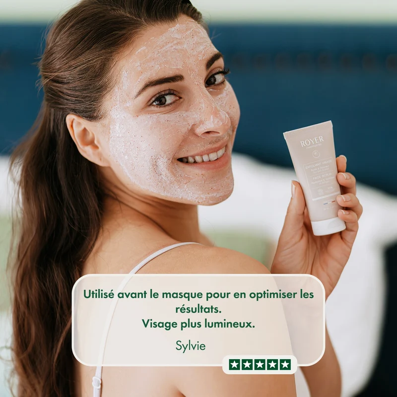 Exfoliant visage à la bave d'escargot