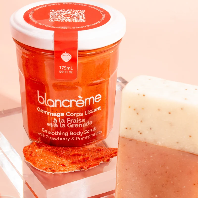 Gommage corps lissant - Fraise & Grenade