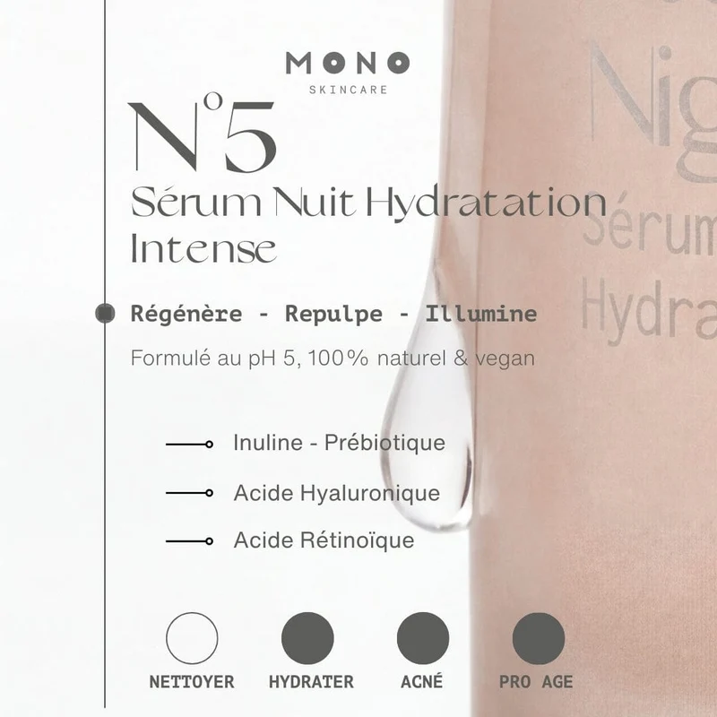 N°5 Sérum de Nuit Hydratation Intense