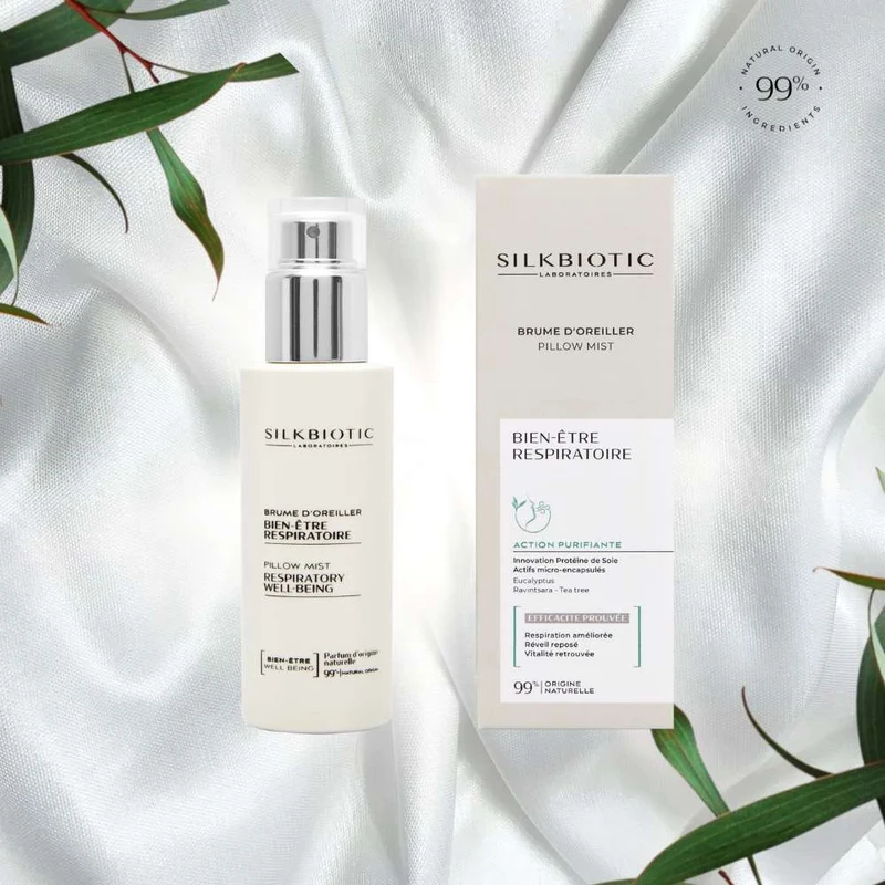 SILKBIOTIC Brume d'oreiller Bien-être respiratoire - 50 ml