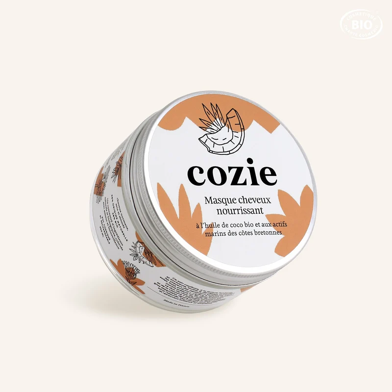 Masque cheveux nourrissant à l’huile de coco bio et à l’actif marin breton
