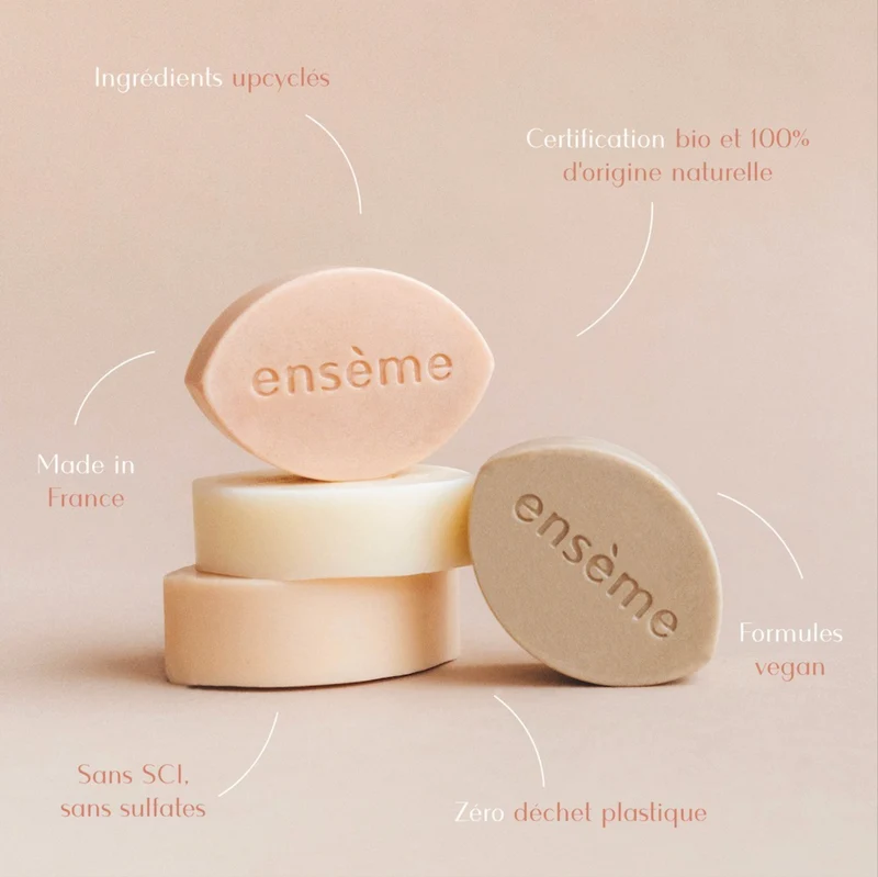 Shampoing solide - Cuir chevelu sensible ou cheveux normaux