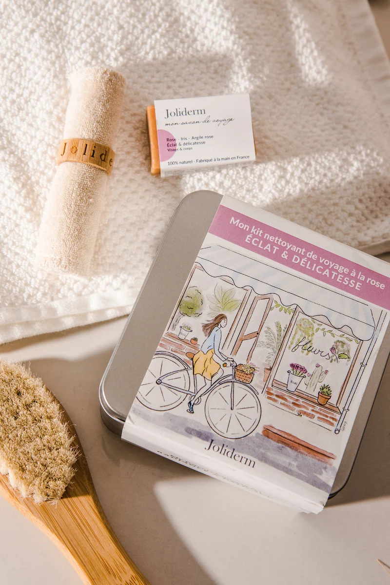 Mon kit nettoyant de voyage - Rose